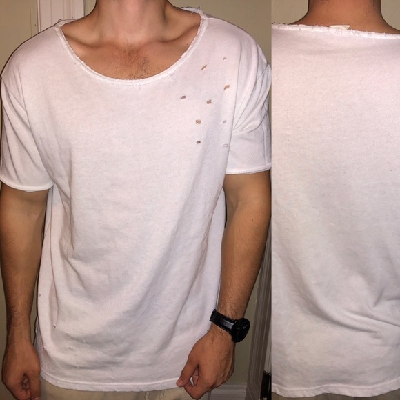 distressed t shirt mens
